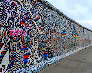 Berlijnse muur graffity
