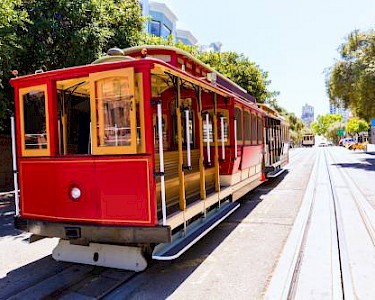 Rode tram San Francisco