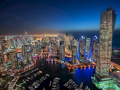Dubai stedentrip uitzicht