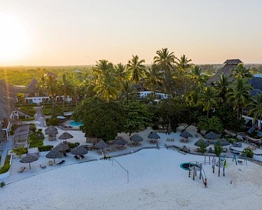 Paradise Beach Resort Zanzibar zonsondergang