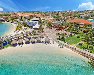 Avila Beach Curaçao drone
