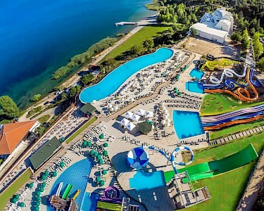 Izgrev Spa & Aquapark Macedonië bovenaf