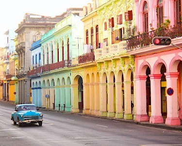 Cuba gekleurde huizen Havana