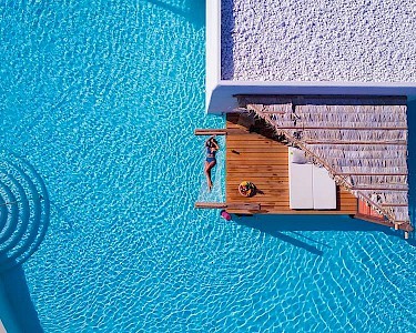 Stella Island Luxury Resort & Spa Kreta zwembad bovenaf