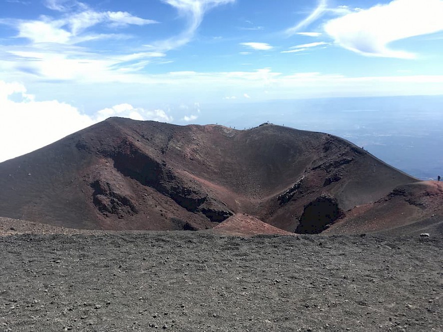 Etna vanaf 2900 meter hoogte