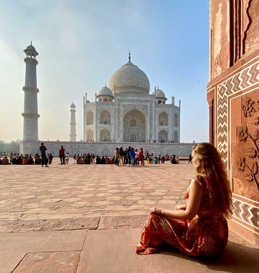 Taj Mahal zijkant