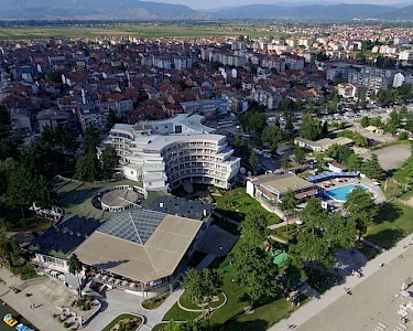 Drim Hotel Macedonië bovenaf