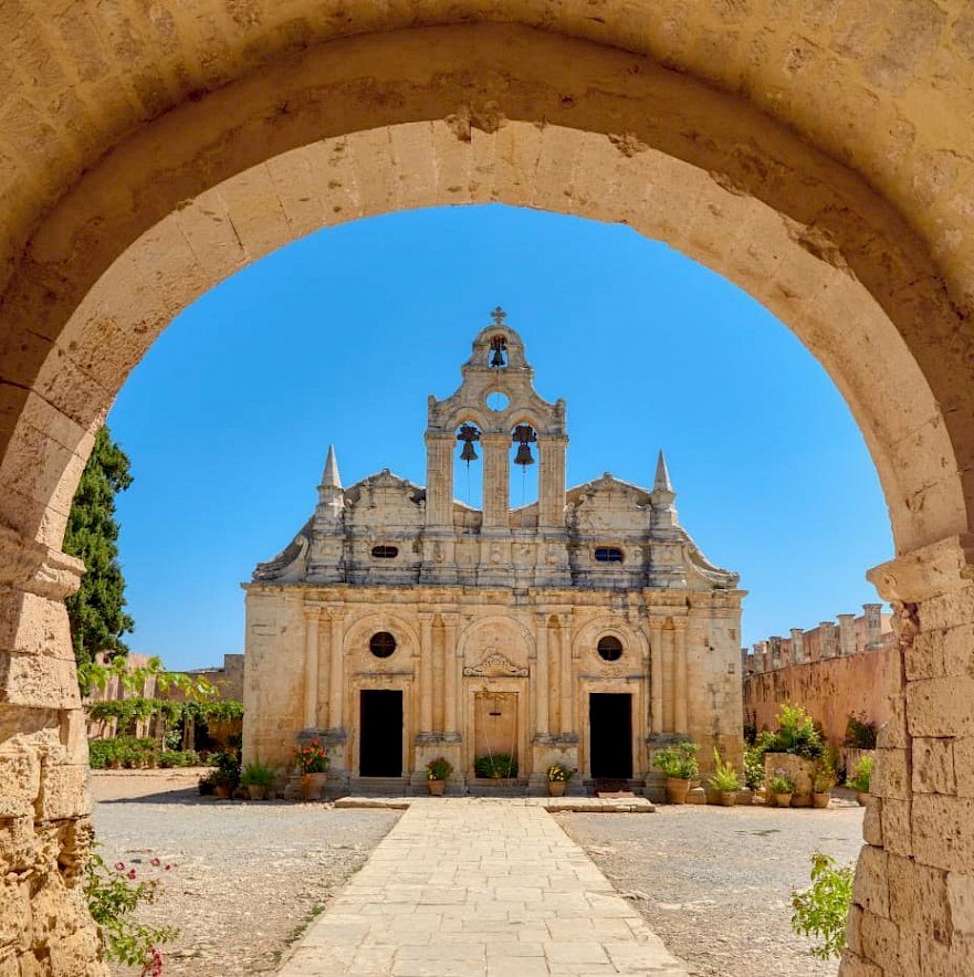 Kerk bij Arkadi Klooster Kreta