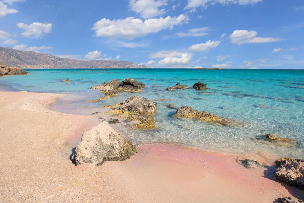 Roze strand: Elafonisi Beach Kreta