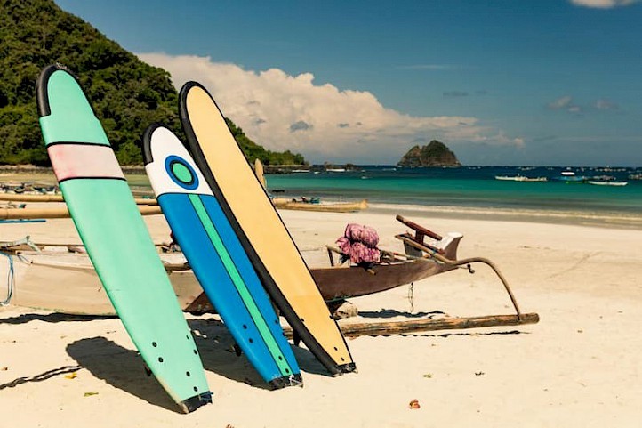 Lombok surfplanken