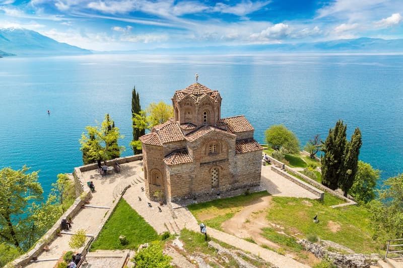 Ohrid Macedonië Kaneo kerk