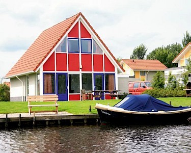 Villapark Schildmeer huis met bootje