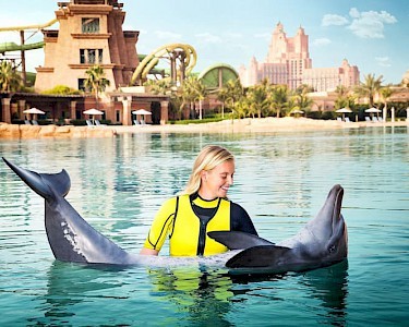 Atlantis The Palm Dubai dolfijnen