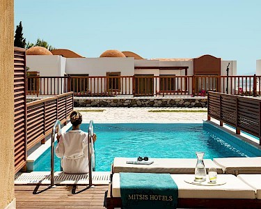 Mitsis Blue Domes Resort & Spa privé zwembad