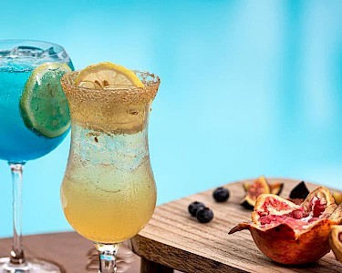 Santorini Kastelli Resort cocktails