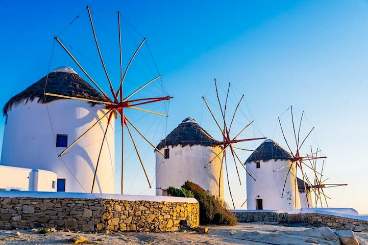 Windmolens Mykonos Griekenland