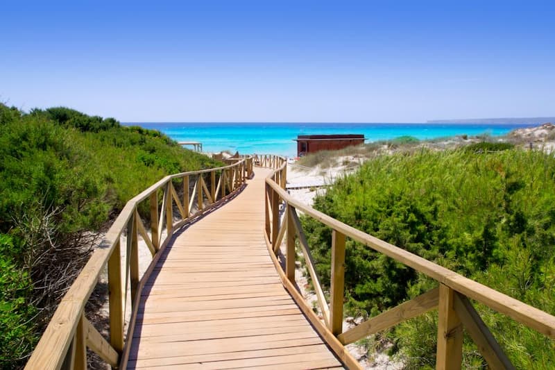 Els Arenals Beach Formentera