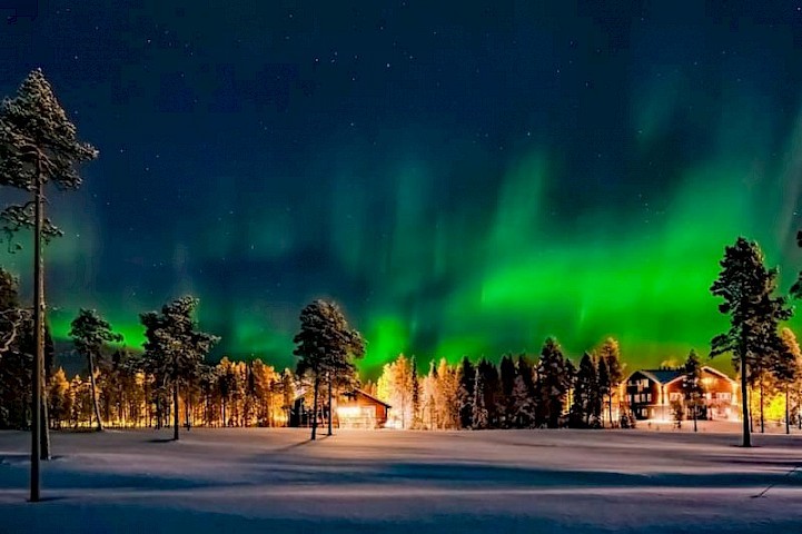 Fins Lapland noorderlicht