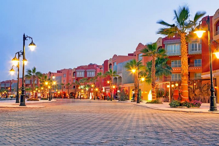 Hurghada haven winkeltjes Egypte