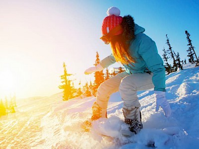 Wintersport snowboarden
