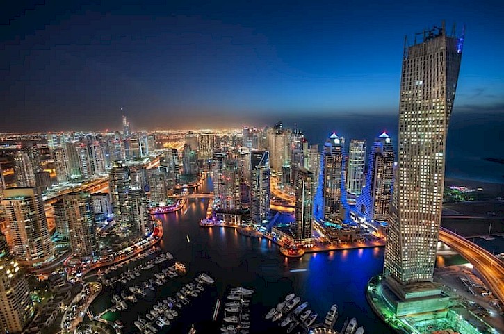 Dubai uitzicht
