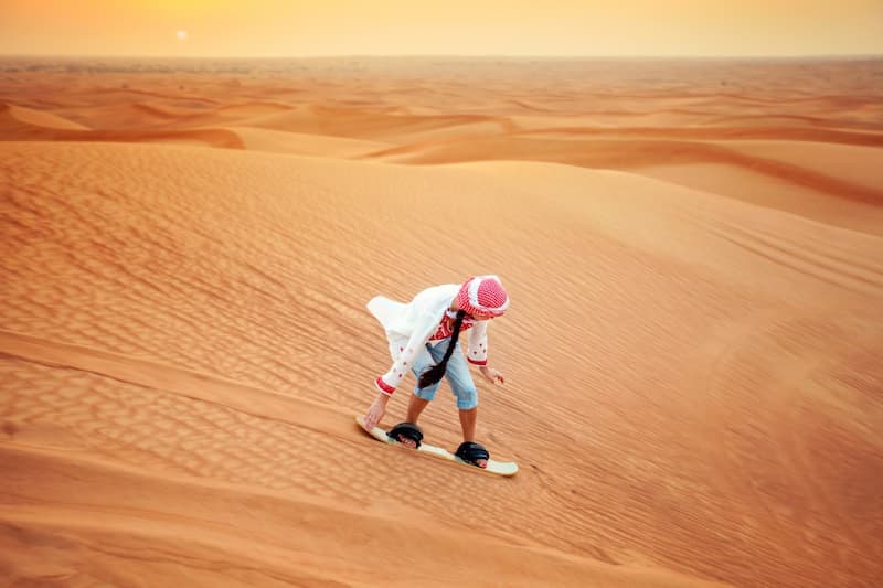 Sandboarden Dubai