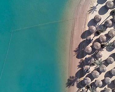 Steigenberger Golf Resort Egypte strand bovenaf