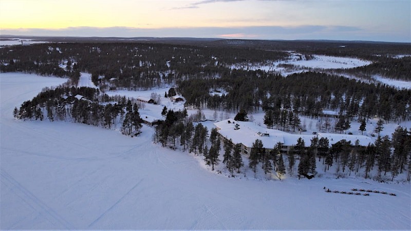 Lapland Hotel Hetta drone
