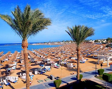 Dana Beach Resort Egypte strand