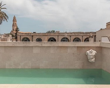 Palazzo Lecce Puglia zwembad uitzicht