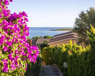Residence Porto Corallo Vacanze uitzicht