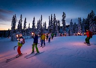 Scandinavian Mountains avond