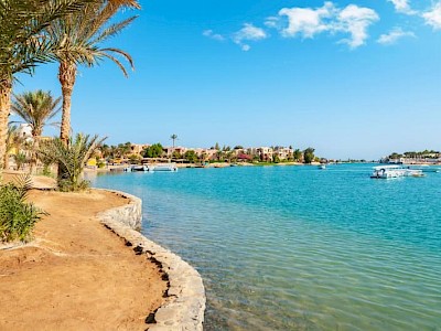 El Gouna Egypte waterkant