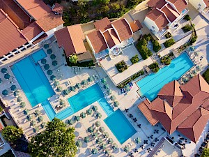 Aegean View Aqua Resort drone