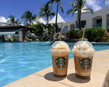 Courtyard by Marriott Aruba Resort Starbucks Iced Caramel Macchiato