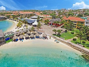 Avila Beach Curaçao drone