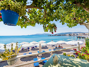 Haraki Beach strand op Rhodos