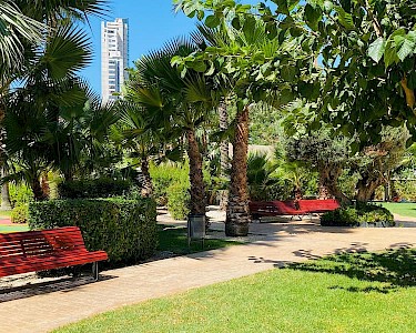 Appartementen Gemelos 22 Benidorm tuin