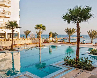 Royal Star Beach Resort Egypte zwembad & zee