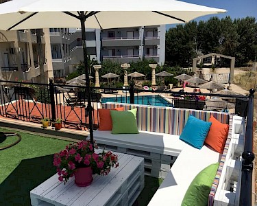 Appartementen Socrates Kos zithoek