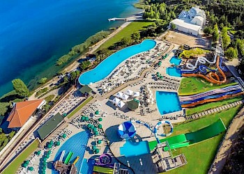 Izgrev Spa & Aquapark Macedonië bovenaf