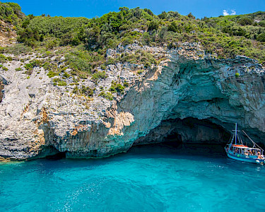 Blue Cave Parga bootje Griekenland