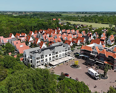 Landal Noordzee Résidence Dishoek vakantiehuizen van bovenaf