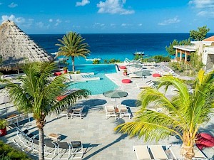 Oasis Coral Estate Beach, Dive & Wellness Resort bovenzicht