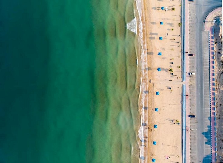 Flamingo Beach in Ras al Khaimah