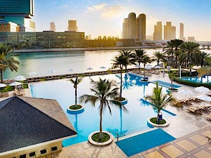 Beach Rotana Abu Dhabi uitzicht