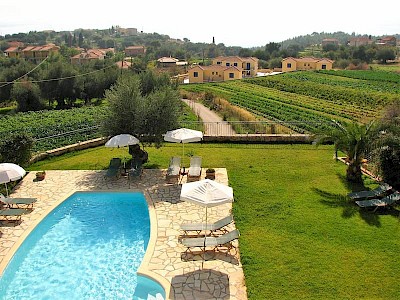 Appartementen Star Kefalonia uitzicht