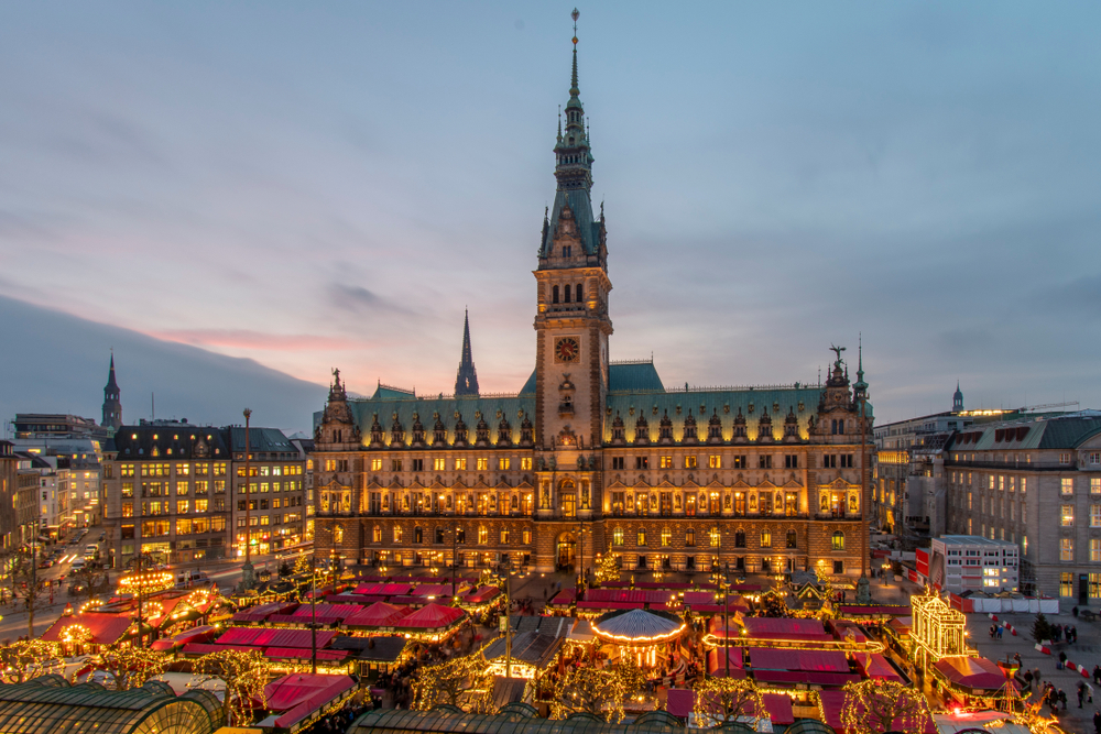 Hamburg kerstmarkt Duitsland