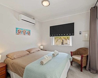 Panache Resort bungalow slaapkamer