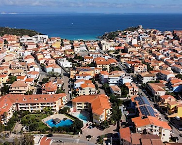 Residence I Mirti Bianchi Sardinië drone